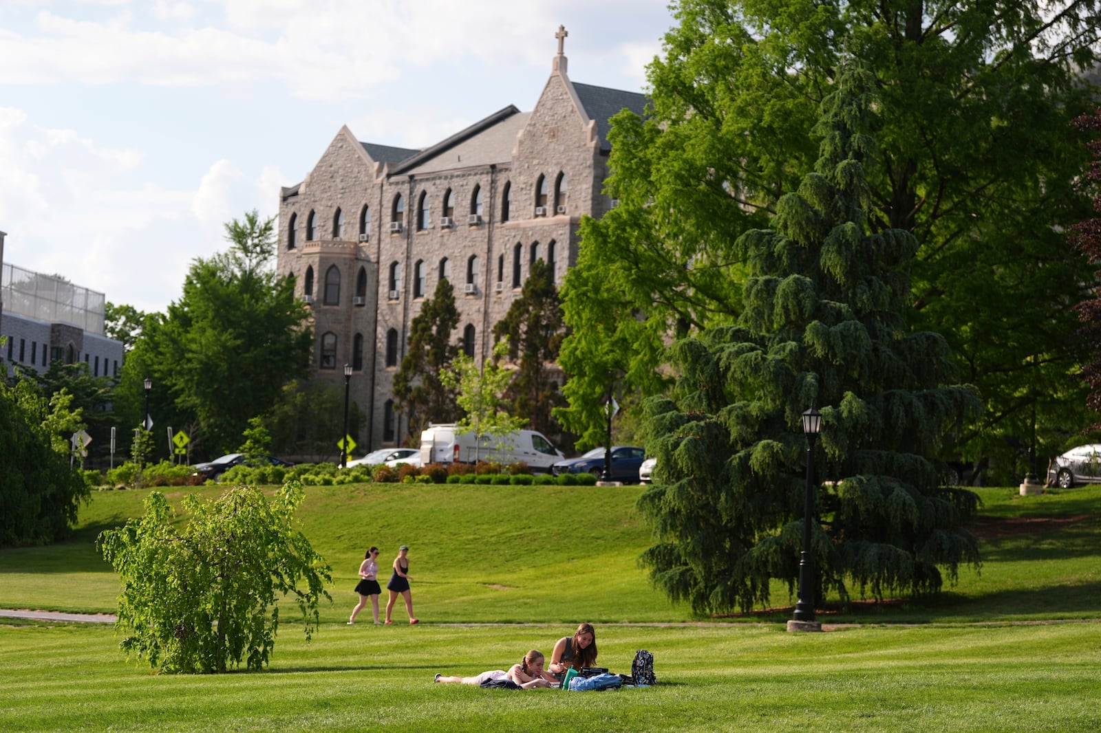 A general view of the Villanova University campus is seen, Thursday, May 8, 2025 in Villanova, Pa. (AP Photo/Matt Slocum)