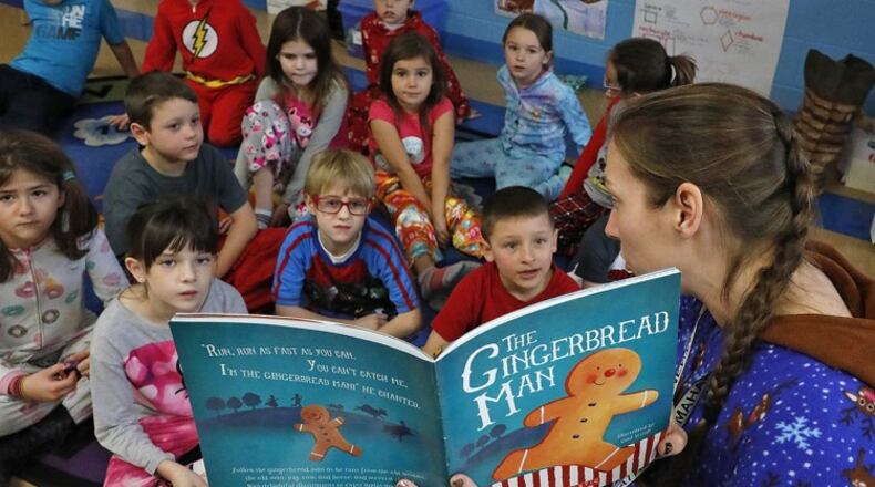 Graham students are shown during reading time. FILE PHOTO