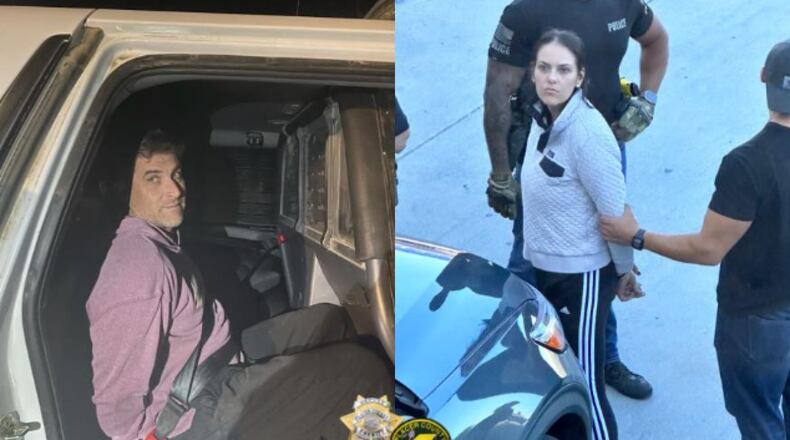 Danny Serafini, a former Cincinnati Reds pitcher, was arrested alongside Samantha Scott on Oct. 20, 2023, in connection with a 2021 California murder. PACER COUNTY SHERIFF'S OFFICE