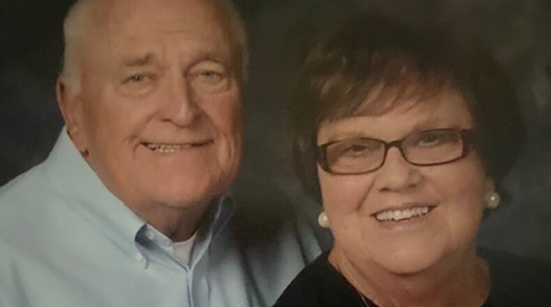 Don (left) and Peggy Augusten together in 2017. CONTRIBUTED