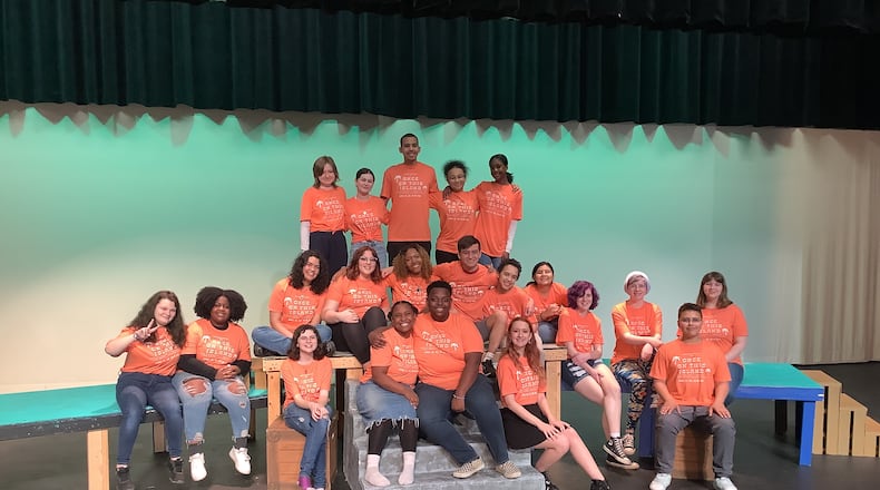The Springfield High School cast of the musical "Once On This Island" that will be performed this weekend. Contributed