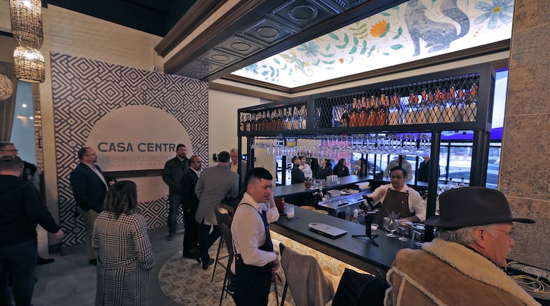 Casa Centro Mexican Restaurant located in the Bushnell Building along Main Street in downtown Springfield. BILL LACKEY/STAFF