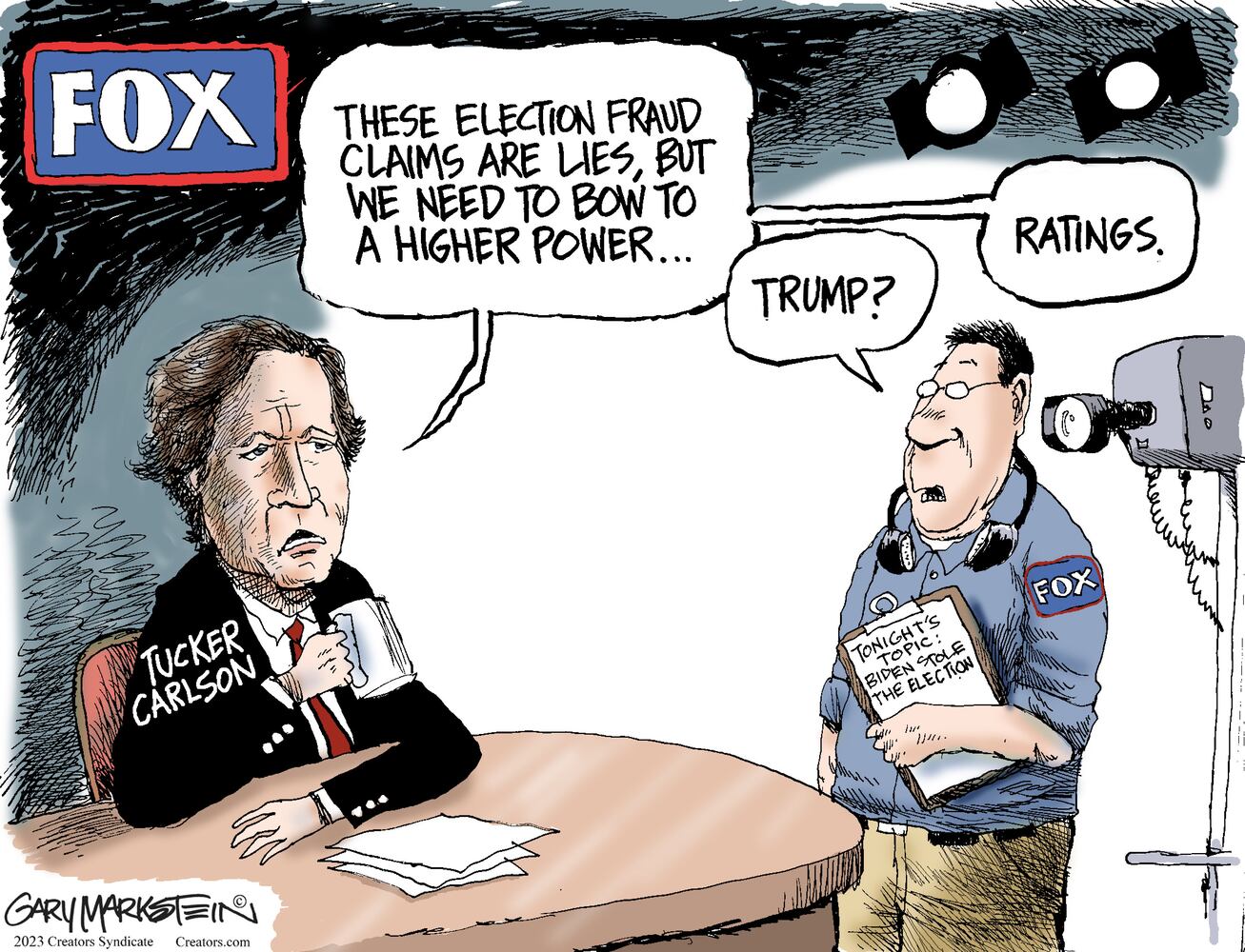 WEEK IN CARTOONS: Ohio derailment, unidentified flying objects and more