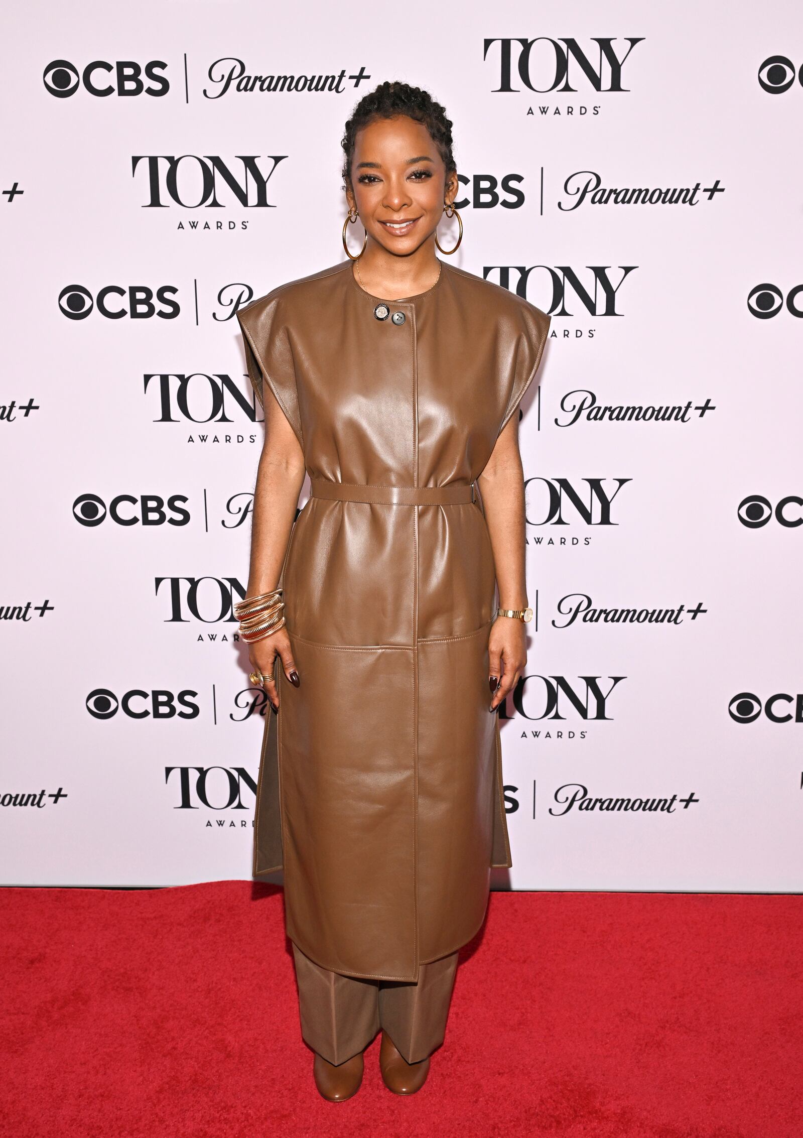 Nominee Kara Young from "Purpose" attends the 78th Annual Tony Awards Meet the Nominees press event at the Sofitel New York on Thursday, May 8, 2025, in New York. (Photo by Evan Agostini/Invision/AP)