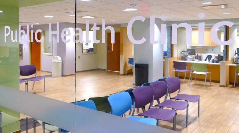 The clinic at Public Health - Dayton and Montgomery County. Health officials are recommending individuals get vaccinated and monitor their symptoms this flu season heading into the holidays. CONTRIBUTED