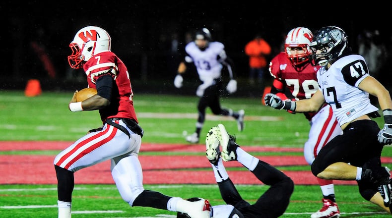 Lakota East defeated Lakota West 33-21 Friday, Oct. 26, 2012 at Lakota West High School in West Chester Twp.