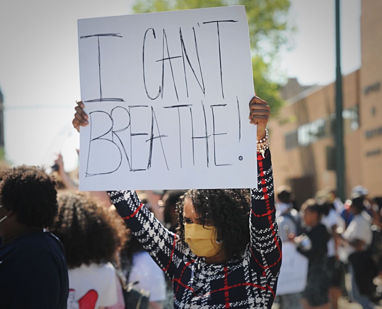 Protesters gather in Springfield today