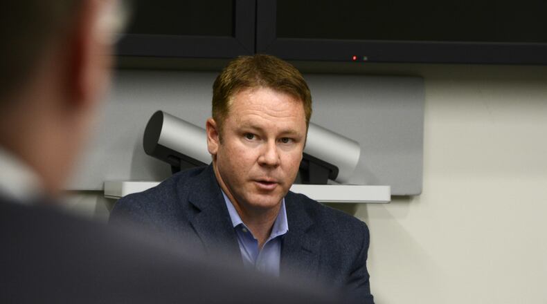 U.S. Rep. Warren Davidson, R-Troy, will object to counting certain electoral votes on Jan. 6. MICHAEL D. PITMAN/STAFF