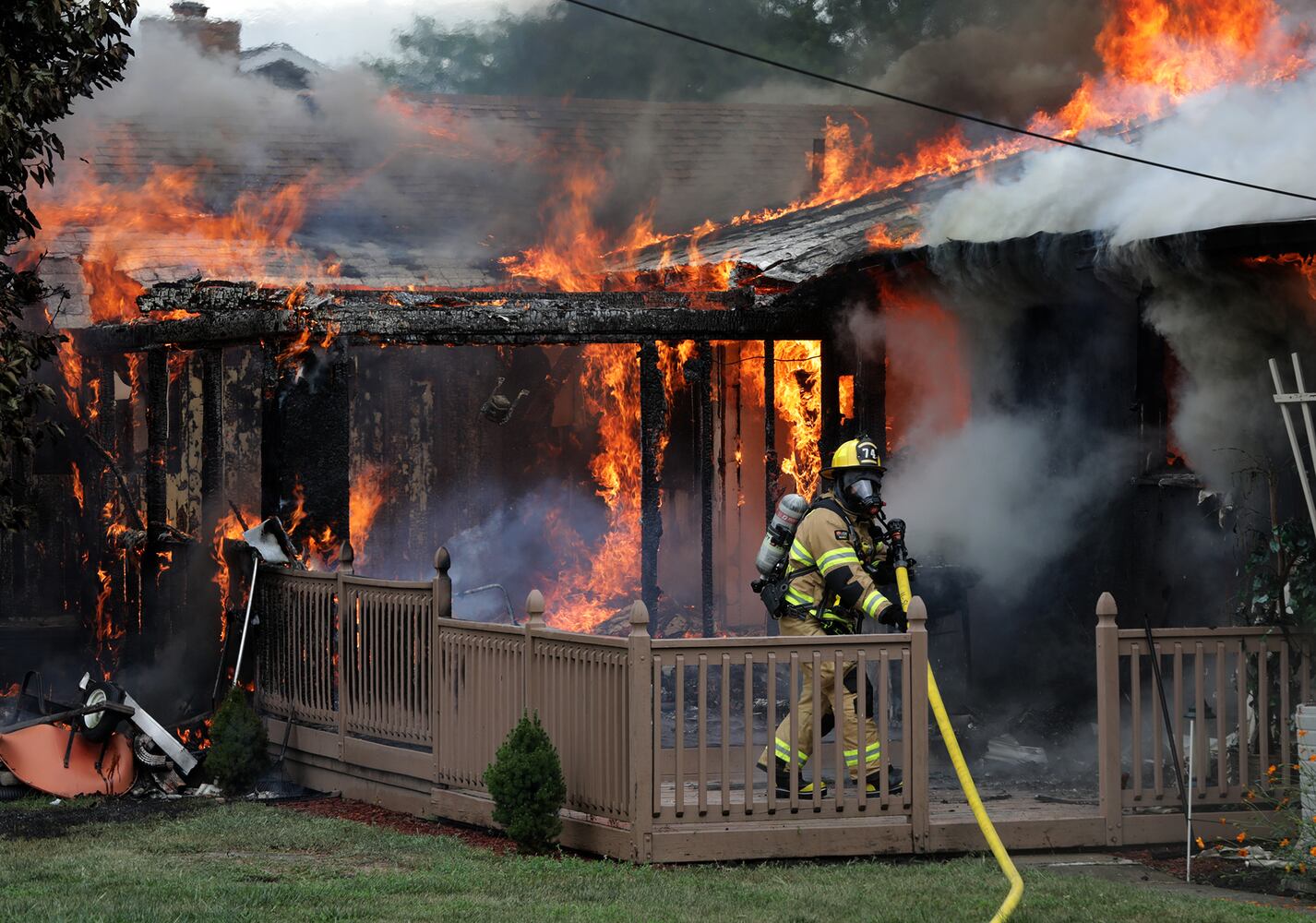 PHOTOS: House Fire on Thomaston Trail