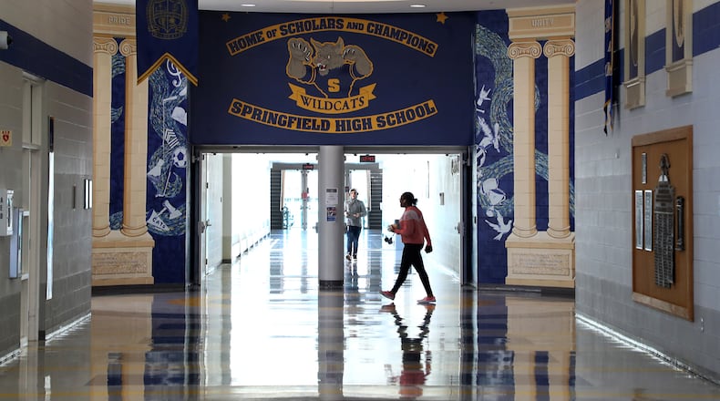 Springfield High School is shown in this file photo. BILL LACKEY/STAFF