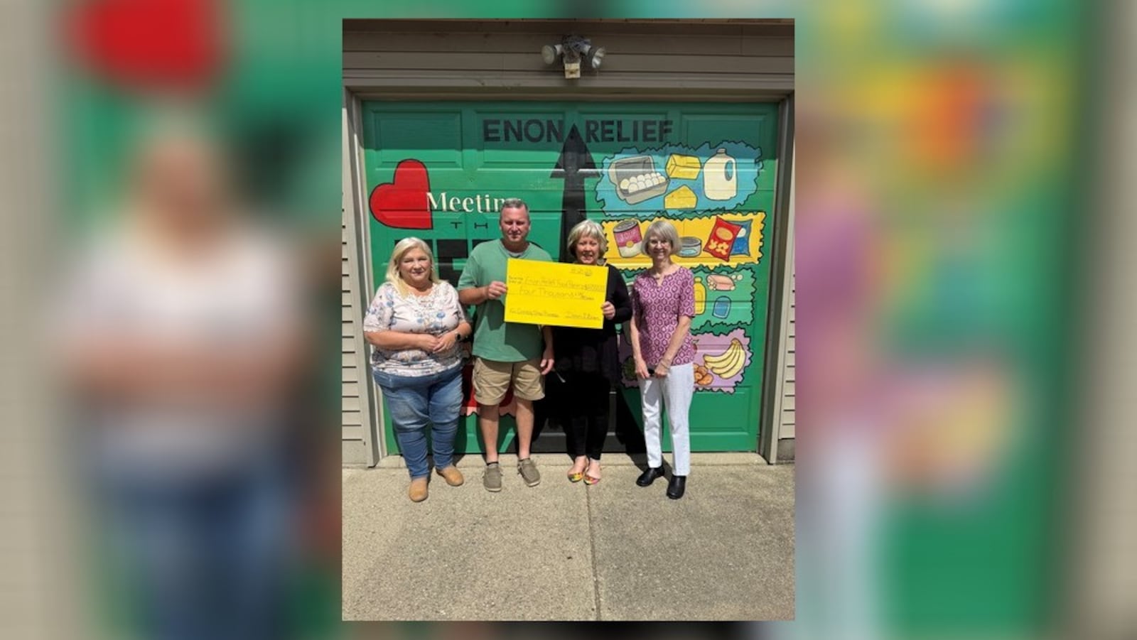 Darin Green, who has been practicing proctology in Springfield and Dayton for 25 years, held a comedy show in July at the Courtyard Marriott in downtown Springfield, which about 300 people attended. He donated the proceeds to the Enon Relief Food Pantry. Contributed