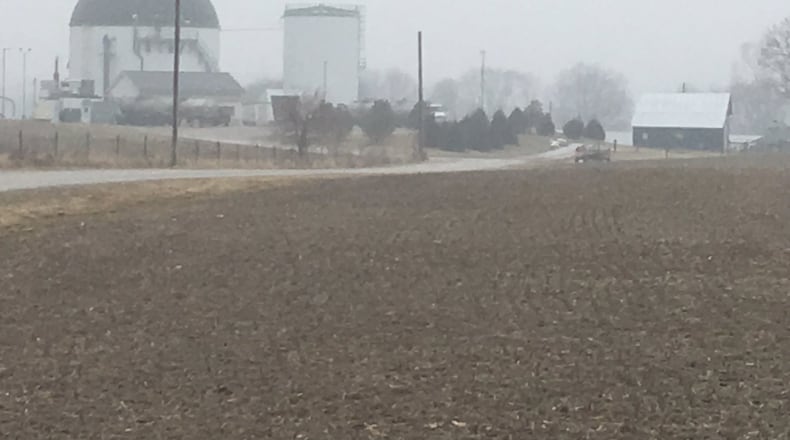 Some residents are not pleased about the smells and semitrailer traffic at Pitstick Farms, 1146 Herr Road, Bath Twp. Richard Wilson/Staff