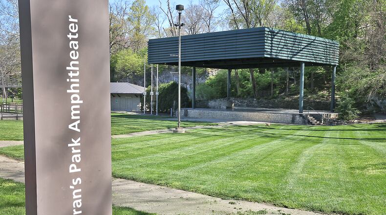 Veterans Park Amphitheater where the Summer Arts Festival is held. BILL LACKEY/STAFF