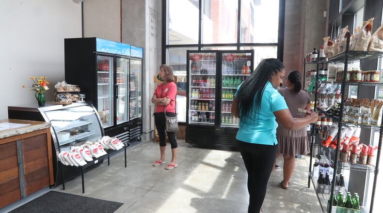 Charlo's Provisions & Eatery is now open in the retail space in the Springfield Parking Garage Friday, July 1, 2022. BILL LACKEY/STAFF