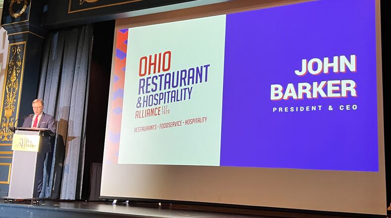 Ohio Restaurant & Hospitality Alliance: President and CEO John Barker introduces a new brand and name for the organization, which was formerly the Ohio Restaurant Association. ALEXIS LARSEN