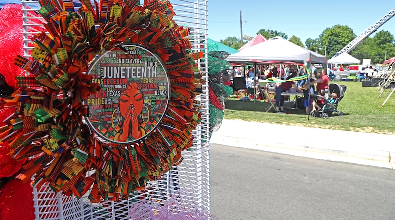 A Juneteenth celebration and Fatherfest was held Saturday, June 18, 2022 at the Gammon House in Springfield. More events are planned in 2023. BILL LACKEY/STAFF