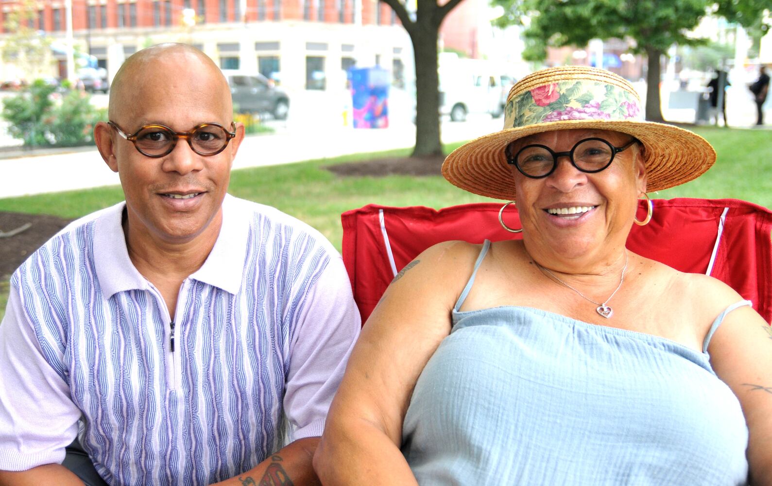Did we spot you at the Dayton "Blues" Festival?