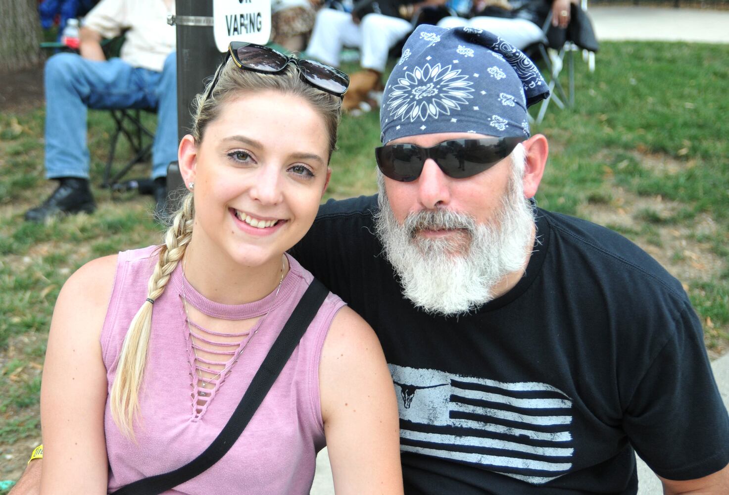 Did we spot you at the Dayton "Blues" Festival?