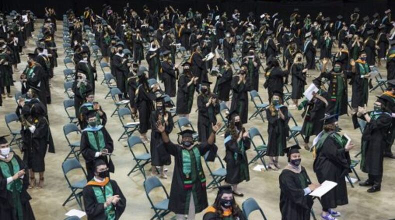 Wright State will hold commencement ceremonies in the Wright State Nutter Center for its Graduate School at 7 p.m. Dec. 10, and for undergraduate students at 10 a.m. Saturday, Dec. 11.