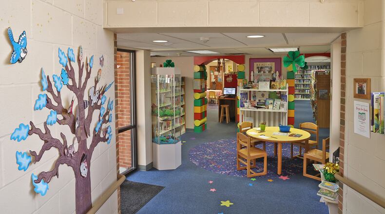 The Childrens section at the New Carlisle Library. BILL LACKEY/STAFF