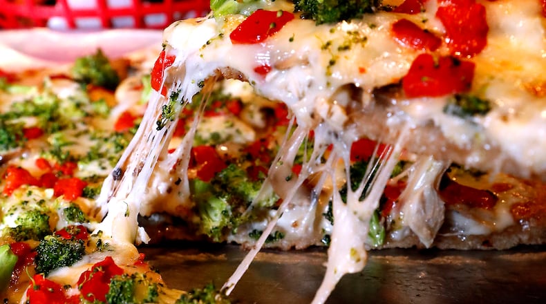 One of the Hickey Inn’s famous pizzas. Bill Lackey/Staff