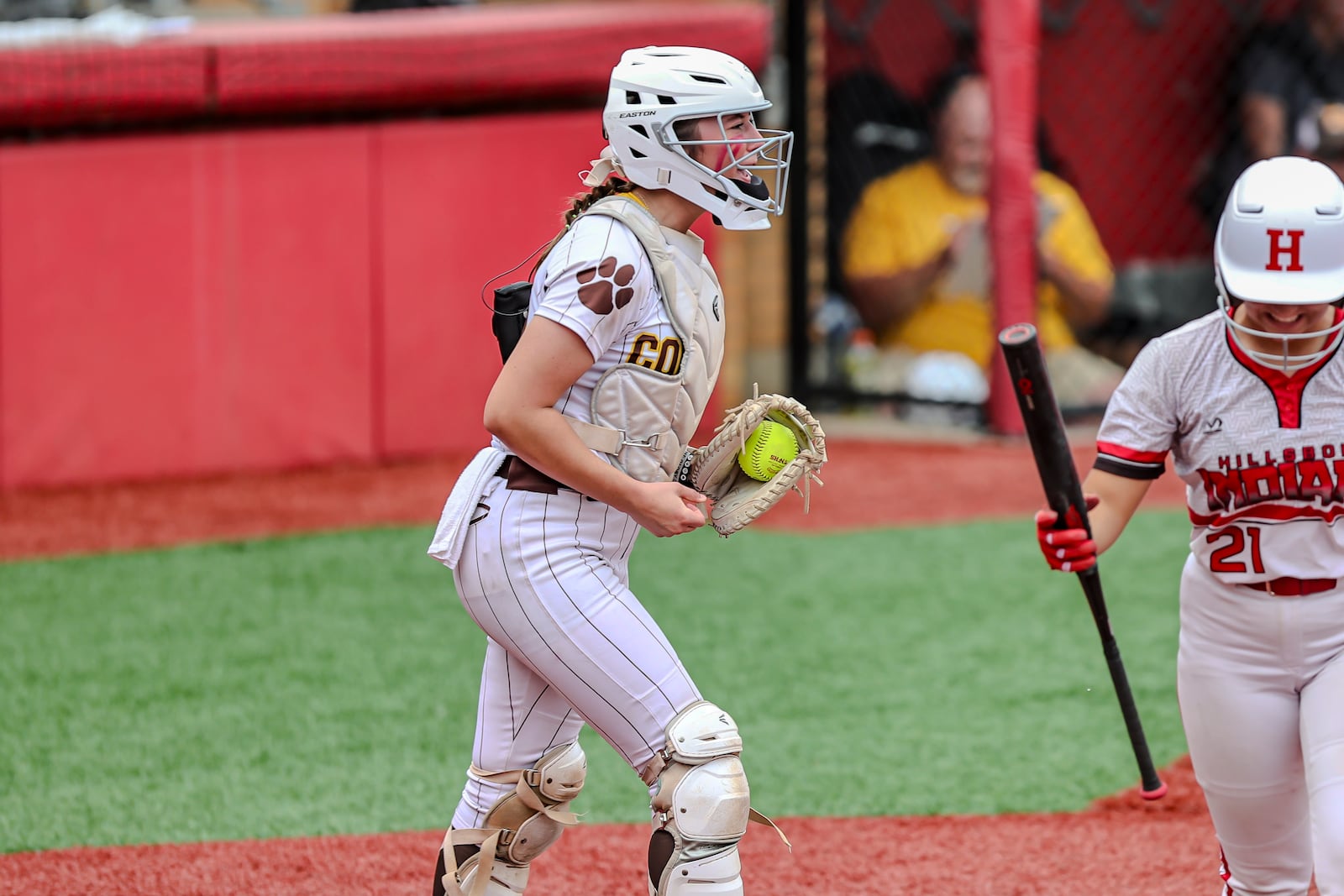 The Kenton Ridge High School softball team beat Hillsboro 9-0 to win the Division IV state championship on Thursday, June 5 at Akron Firestone Stadium. MICHAEL COOPER / STAFF PHOTO