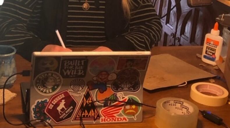 Sarah Wise, an art teacher at Possum Elementary School, created a Facebook page to share creative ideas to do at home for students and parents.