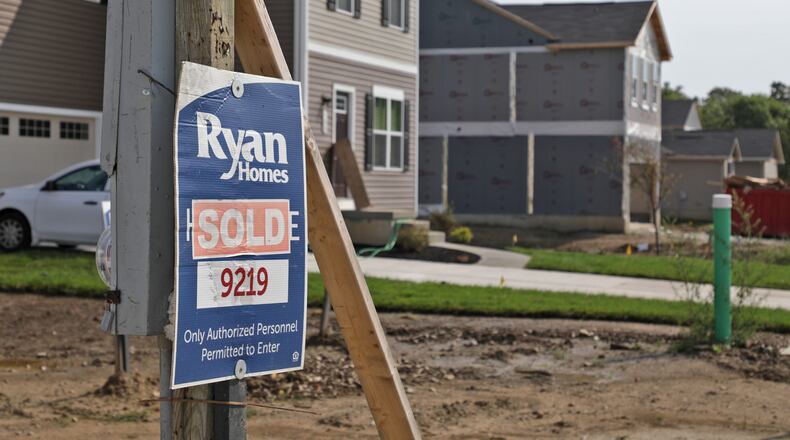 Most of the home sites in the first phase of the Bridgewater development in Springfield have been sold. Homes in Clark and Champaign counties continued to sell faster and for higher prices between April and June. BILL LACKEY/STAFF