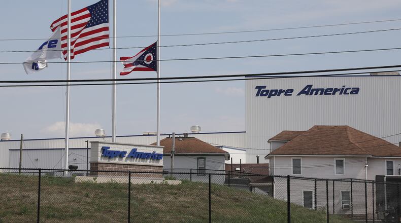Topre America’s facility in Springfield. BILL LACKEY/STAFF