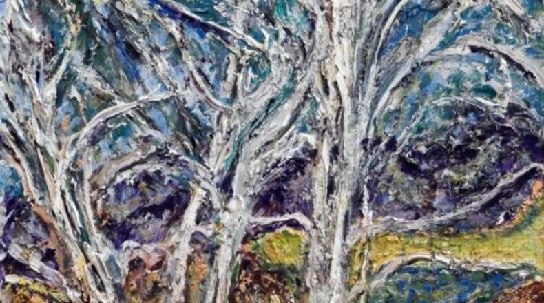 Randolph H. Deer has been associated with the Springfield Museum of Art for nearly 75 years. Paintings he's created over a 50-year span are part of an exhibition of his work now on display. Courtesy photo