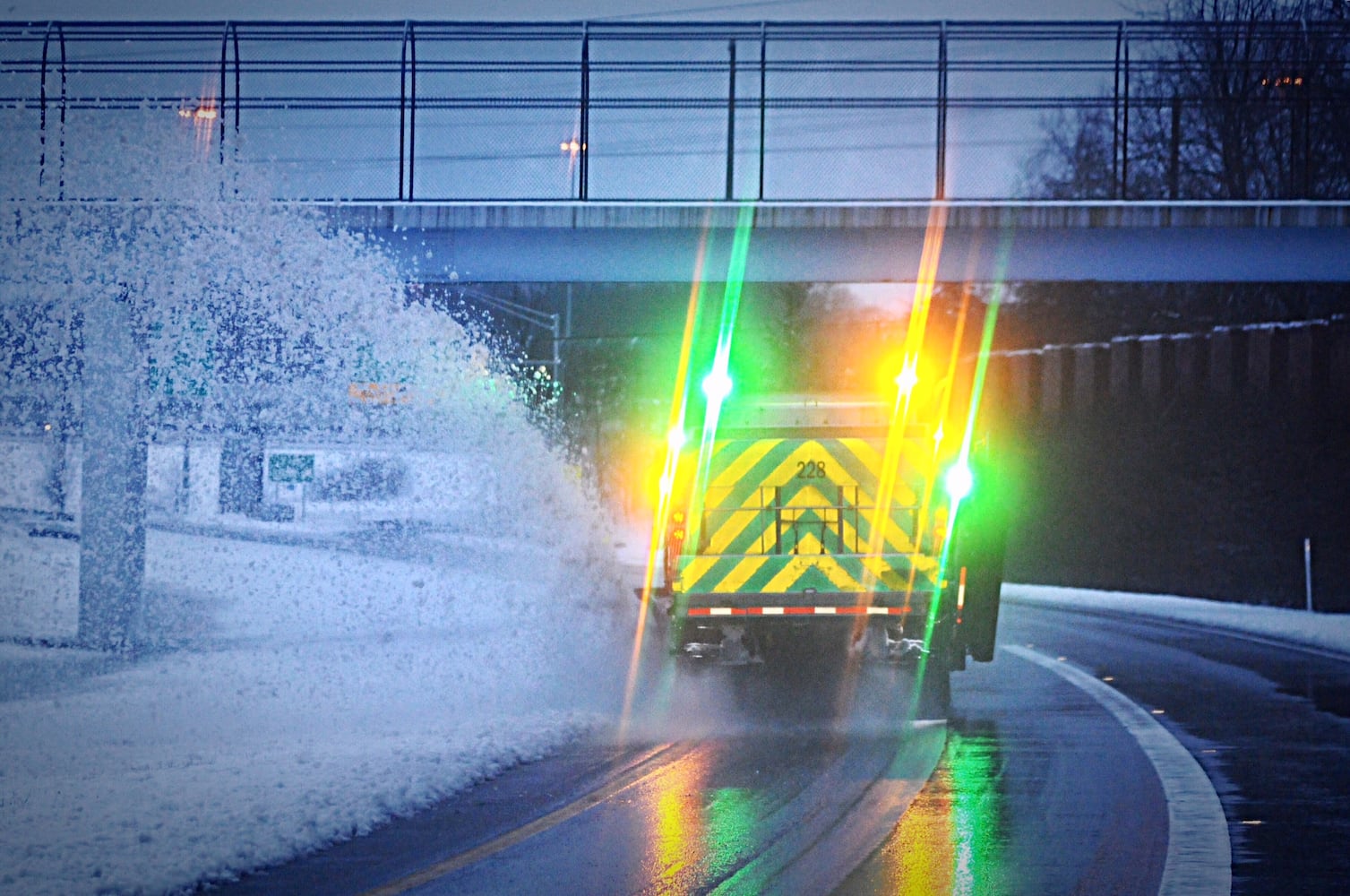 Snow, and rain slam Miami Valley: PHOTOS