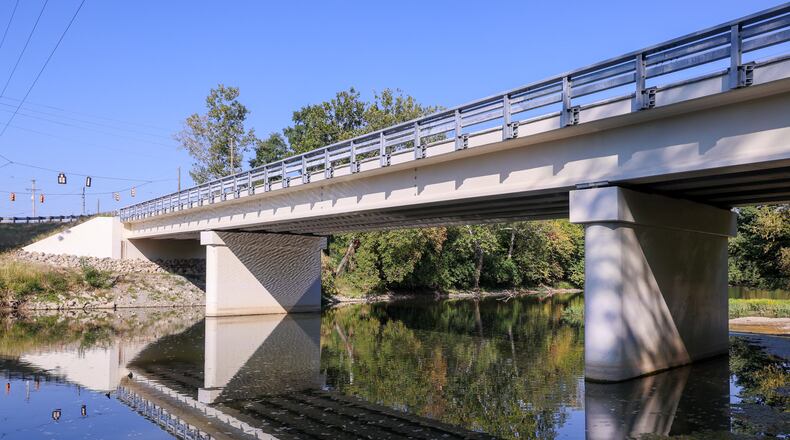 The Peterson Road bridge over the Great Miami River near Piqua-Troy Road in Miami County was rebuilt in 2024. It is a recent project that was made possible by a levy county voters have been asked to approve every five years since the 1950's. BRYANT BILLING / STAFF