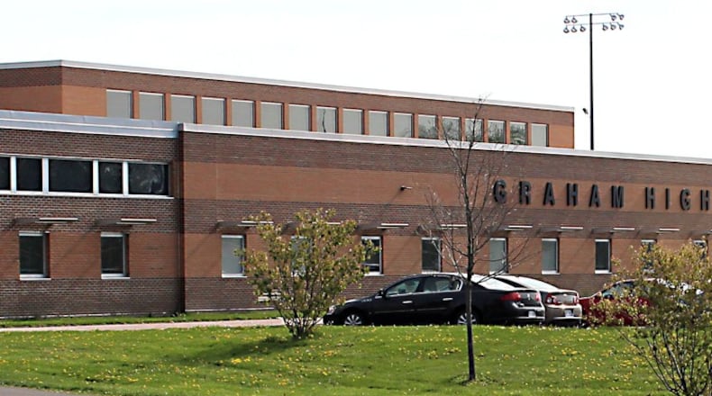 A prank call to Graham High School in Champaign County threatening violence has prompted officials to contact authorities. JEFF GUERINI/STAFF