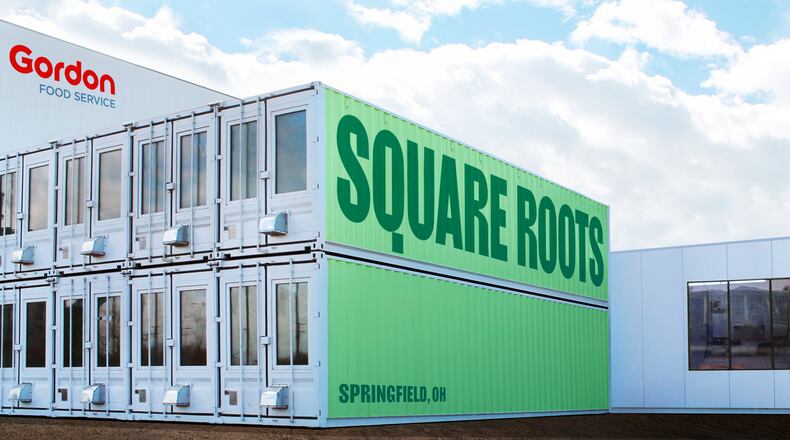 A rendering of what the outside of the indoor farm slated for Springfield will look like. Contributed