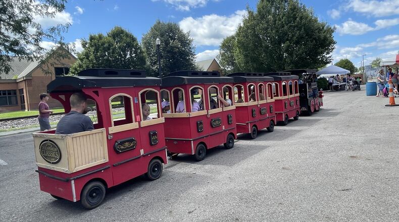 The popular trackless train will be among the many activities and attractions at the annual Summer Sky Festival on Saturday, Aug. 2 at the Heritage Center of Clark County. The free event will include items to help prepare students to go back to school. CONTRIBUTED