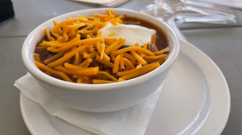 Returning participants, Tyler and Emily Boes of Centerville, won Archer's Tavern Chili Cookoff in 2022.