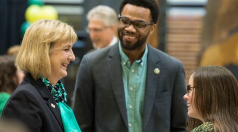 New Wright State University president Cheryl Schrader plans to spend her first few weeks meeting with university and community leaders.