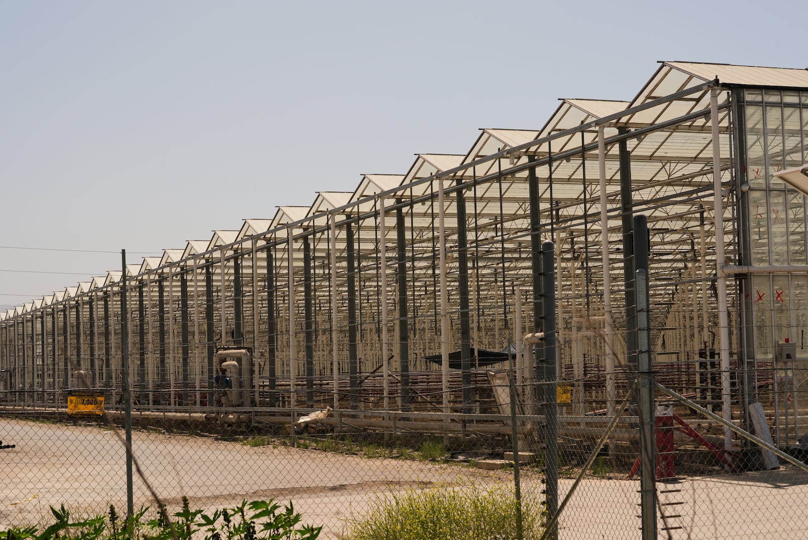 An exterior of Glass House Farms is shown, a day after an immigration raid on the facility, on Friday, July 11, 2025, in Camarillo, Calif. (AP Photo/Damian Dovarganes)