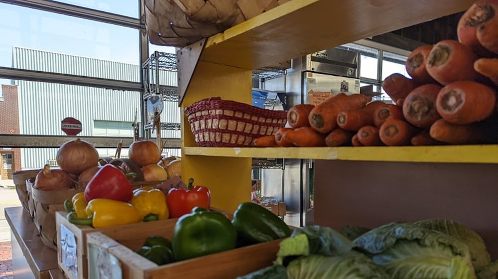 Vegetables are seen for sale at 2nd Street Market in downtown Dayton. FILE