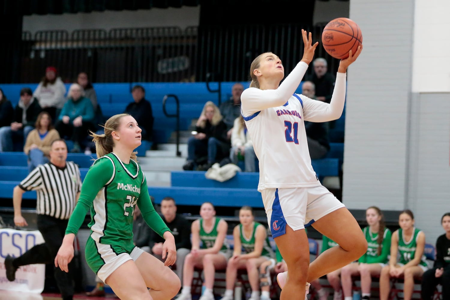 Carroll McNicholas basketball