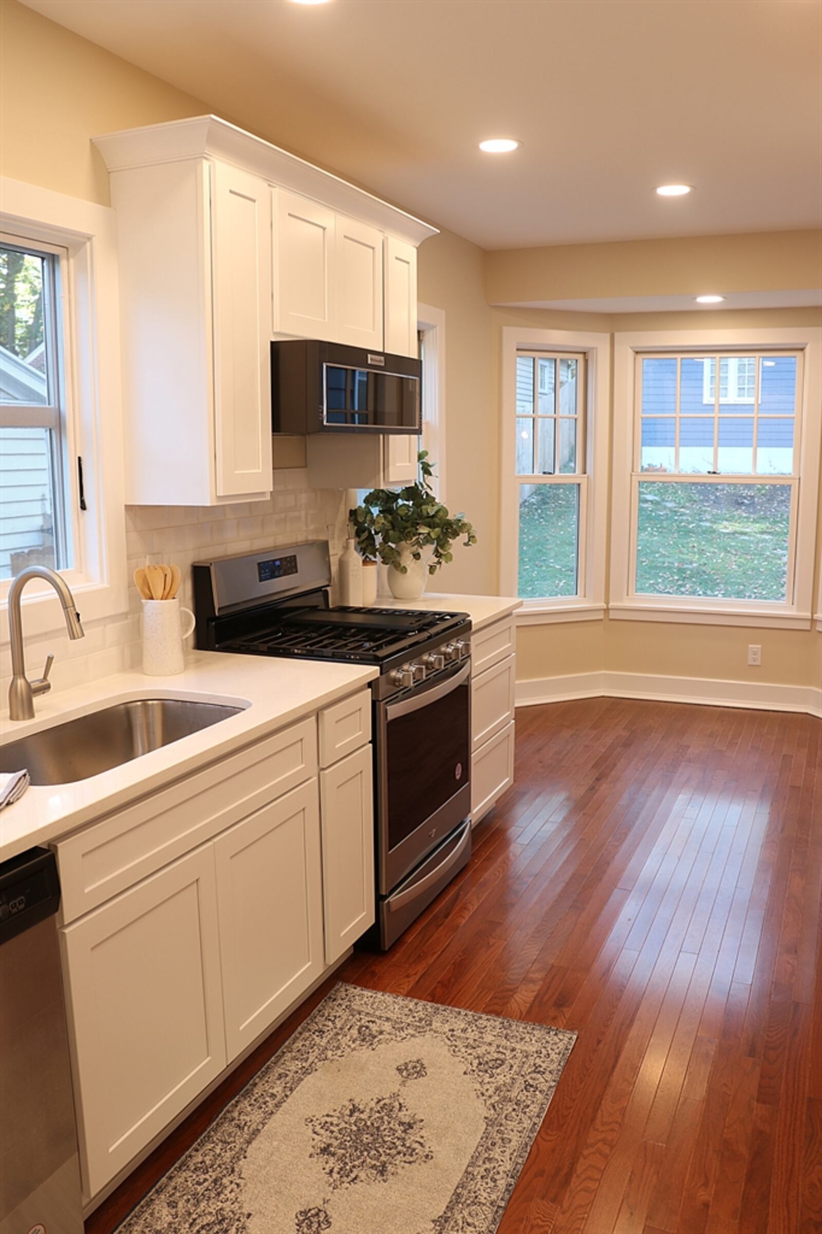 There is a pantry cabinet and coffee station buffet near the bay breakfast room. Contributed photo by Kathy Tyler