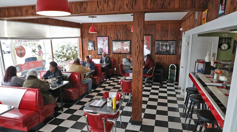 The dining room at Mundy’s Diner Wednesday, March 21, 2018. Bill Lackey/Staff