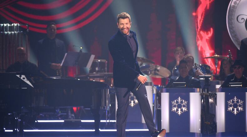 NASHVILLE, TENNESSEE - SEPTEMBER 27: Brett Eldredge performs during the 2018 CMA Country Christmas at Curb Event Center on September 27, 2018 in Nashville, Tennessee. (Photo by Jason Kempin/Getty Images)