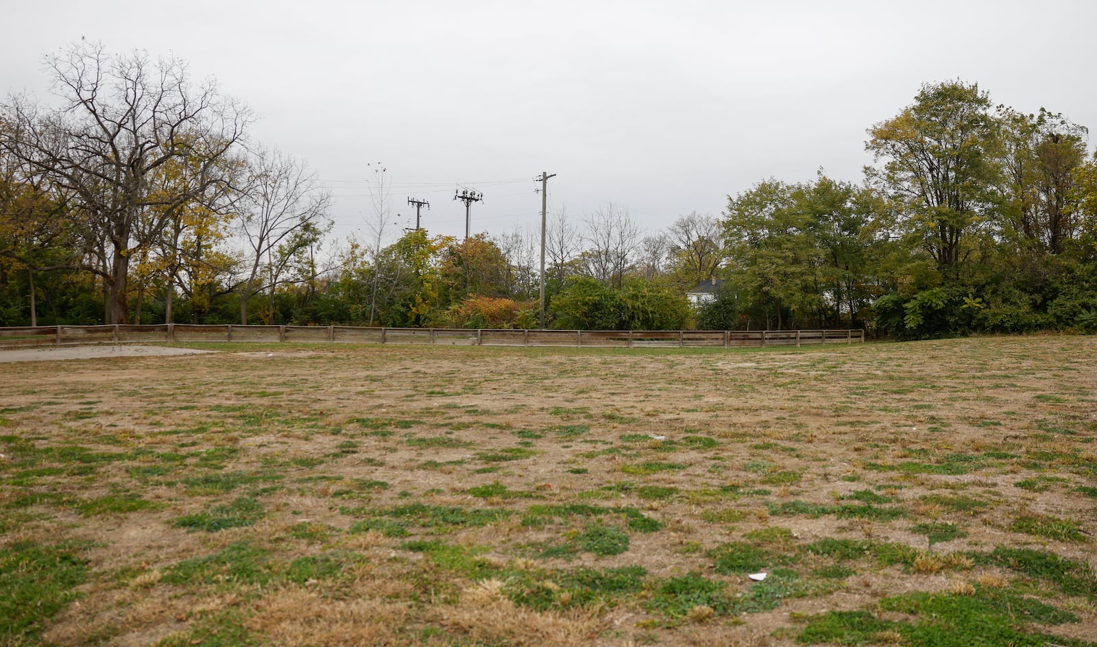 A view of a community park that broke ground on phase one at 504 W. Euclid Avenue on Wednesday, October 29, 2025, in Springfield. This was part of Engaged Neighborhood, a Clark County Land Bank project. JOSEPH COOKE/STAFF