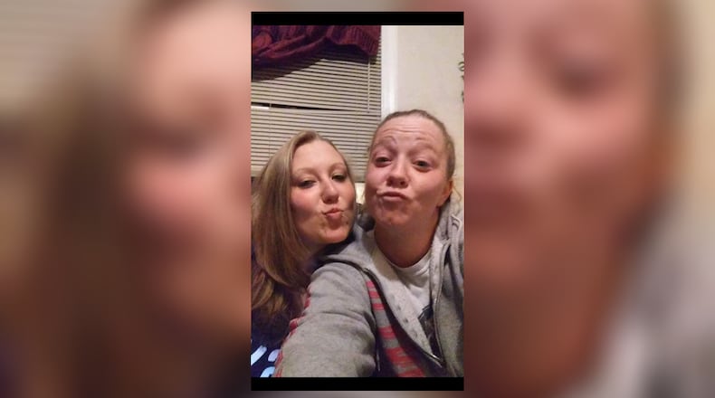 Lindzie Wilson (left) with friend Jana Yates. CONTRIBUTED