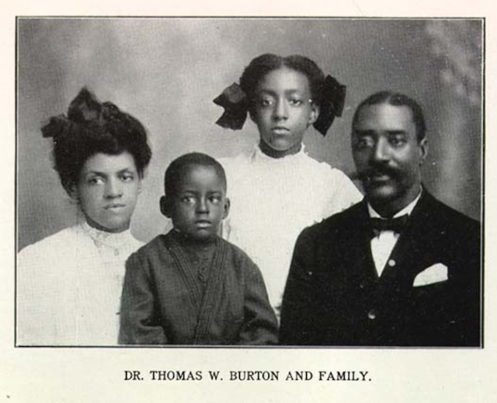 Dr. Thomas W. Burton and his family. CONTRIBUTED