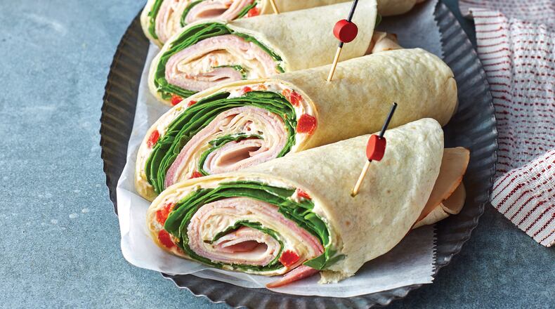 Sunday’s leftover chicken works perfectly for Monday’s Chicken and Ham Roll-ups. Contributed by Caitlin Bensel