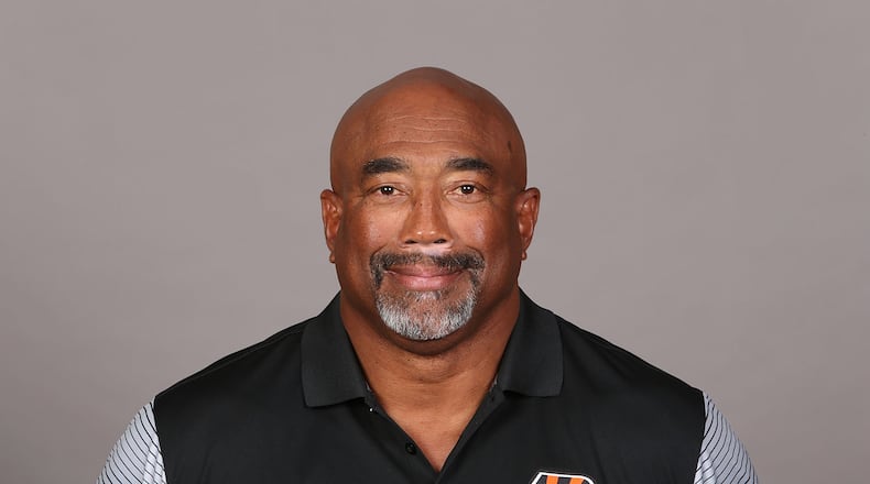 Cincinnati Bengals tight ends coach Jonathan Hayes.