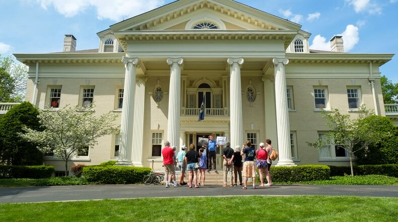 Scenes from a tour of Hawthorn Hill, the Wright family mansion in Oakwood. The home was designated a National Historic Landmark in 1991. GREG LYNCH / STAFF