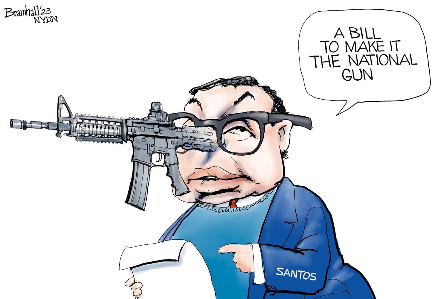 WEEK IN CARTOONS: Dilbert, Chicago mayor’s race, George Santos and more